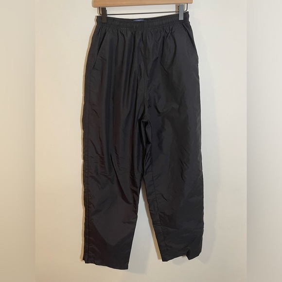 Vintage Holloway Nylon Lined Pull On Track Pants Ankle Zip Stretch Size Medium - Picture 1 of 10